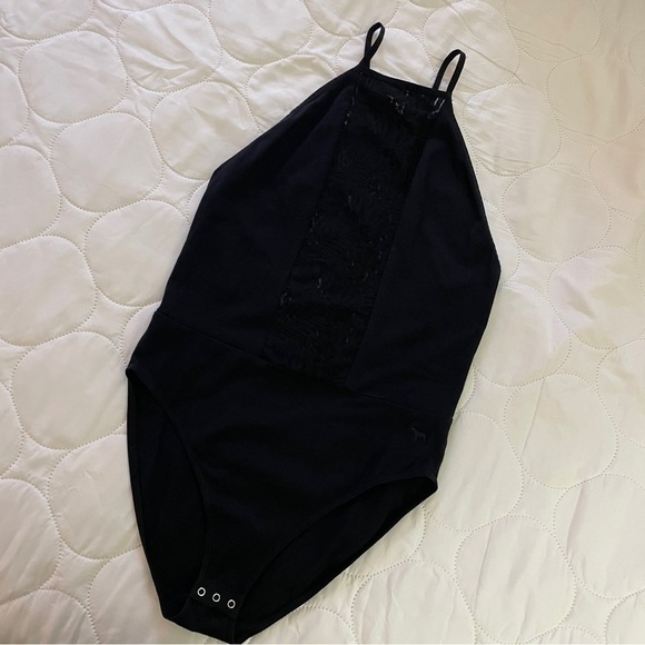 Victoria's Secret PINK High Neck Lace Bodysuit - Picture 4 of 9